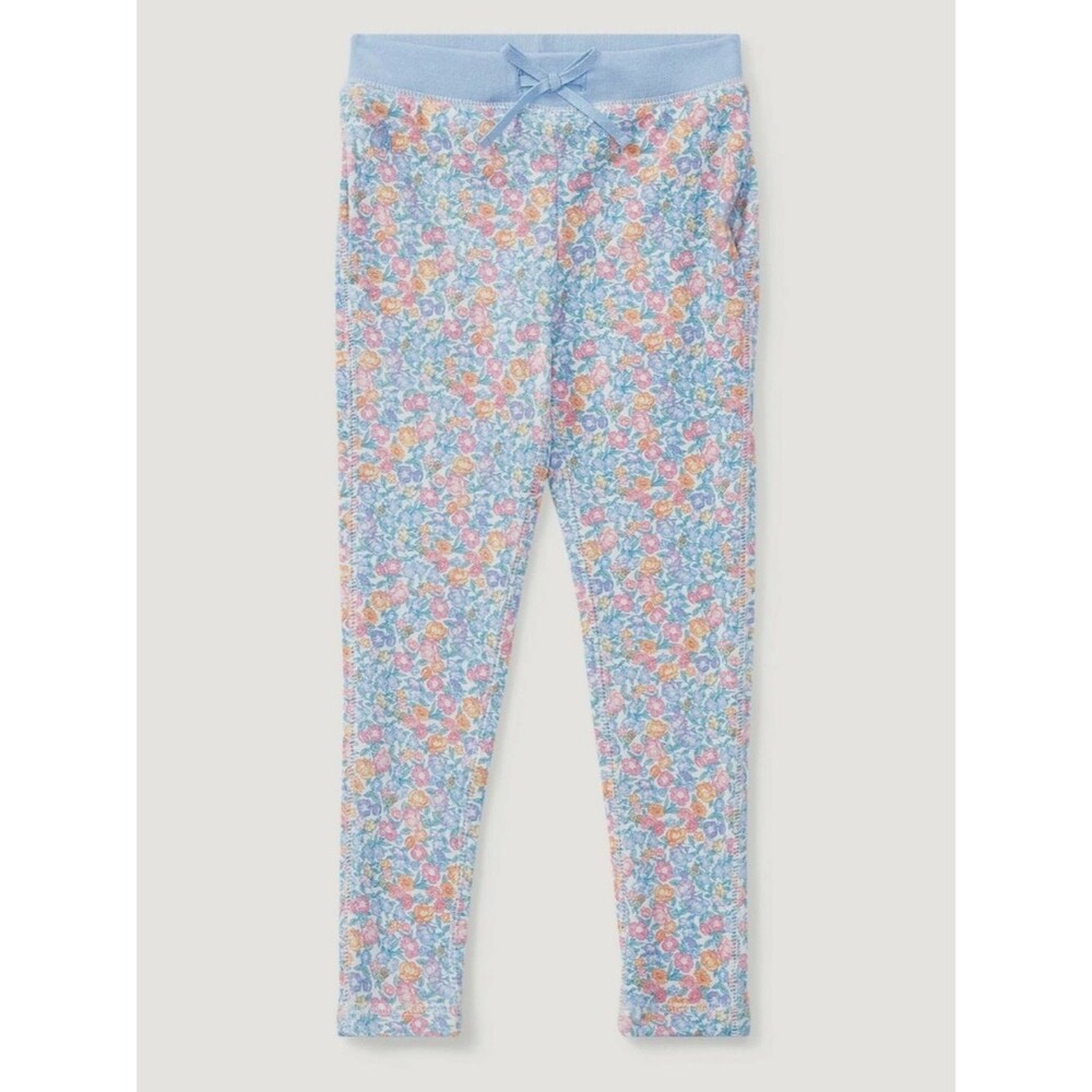 NWOT Polo Ralph Lauren Girls Light Blue Floral Atlantic Terry Pants XL 16